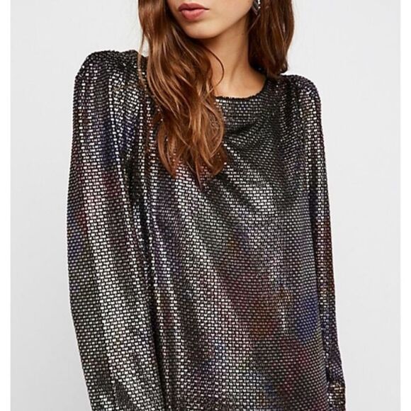 Free People Diamonds Are Forever Mini Dress Small - Picture 7 of 13